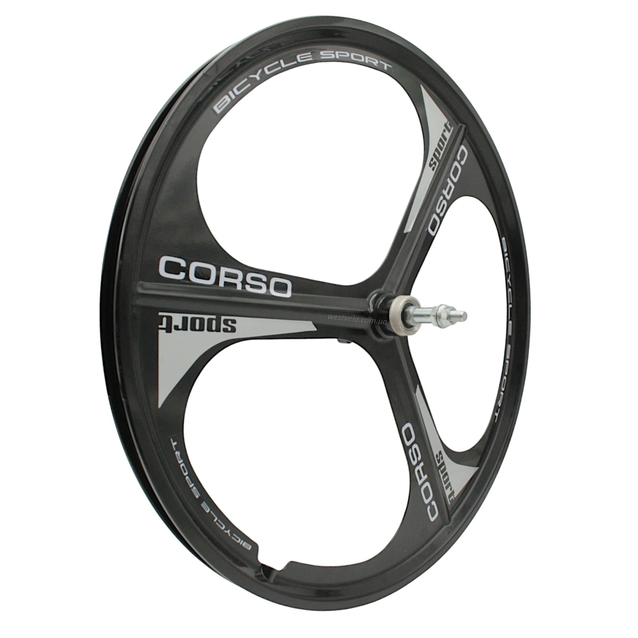 Колеса 24 перед+зад, обода ЛИТІ чорні Corso, втулка на промах, диск 6 болтів фото westvelo.com
