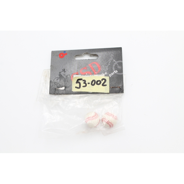 Ковпачок камери (м'яч для гольфа) CSD (2шт) біло-червоний (Тайвань) фото westvelo.com