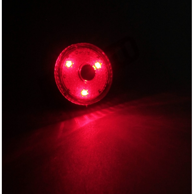 Мигалка на usb зарядку зад. BICYCLE TAIL LIGHT, на три діода, червона (366) фото westvelo.com