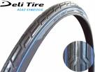 Покришка турист 32-622 (28 1 1/4x1 3/4) DELI TIRE Індонезія (192) синя смуга фото westvelo.com