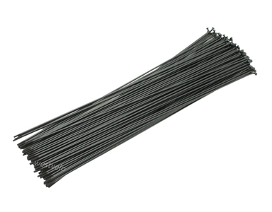 Спиця 229 мм, чорна, з головкою 14G