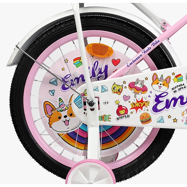 Дитячий велосипед 18 ST Corso «EMILY» ML-19256 рожевий фото westvelo.com