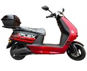 Електроскутер Corso «FLEX» FL-977328 двигун 1500W, акумулятор графеновий 72V/35Ah, червоний, колеса 10" + 1 ящик. акум фото westvelo.com