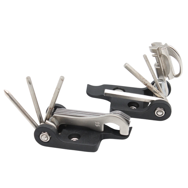 Мультитул ICE TOOLZ (91A4), 6-гранники+вижимка+лопатки+чохол, чорний (22 елементів) (Тайвань) фото westvelo.com
