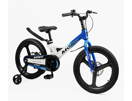 Дитячий велосипед 20 MG Corso «MONTI» MT-20480, магнієва рама, біло-синій