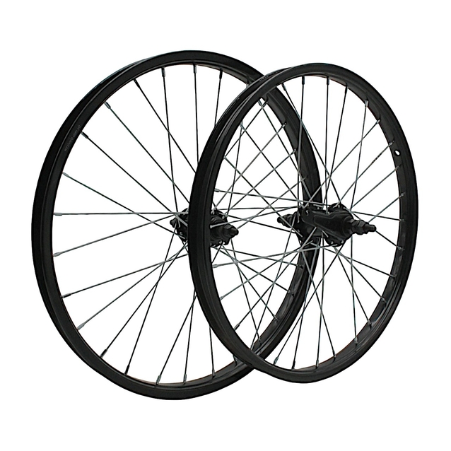 Колеса 20 обід чорний, перед + зад з втулкою Falcon (чорна) + к-т фото westvelo.com