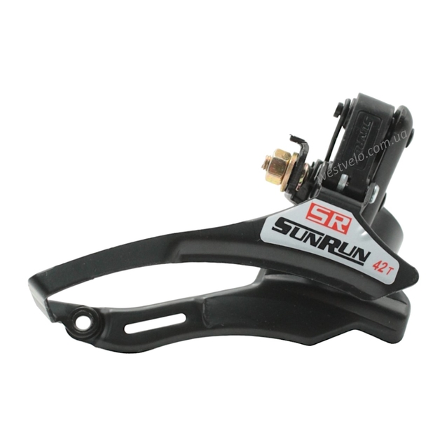 Перекидка передня тяга верх (Ø28.6мм) SUNRUN (QD 35A) фото westvelo.com