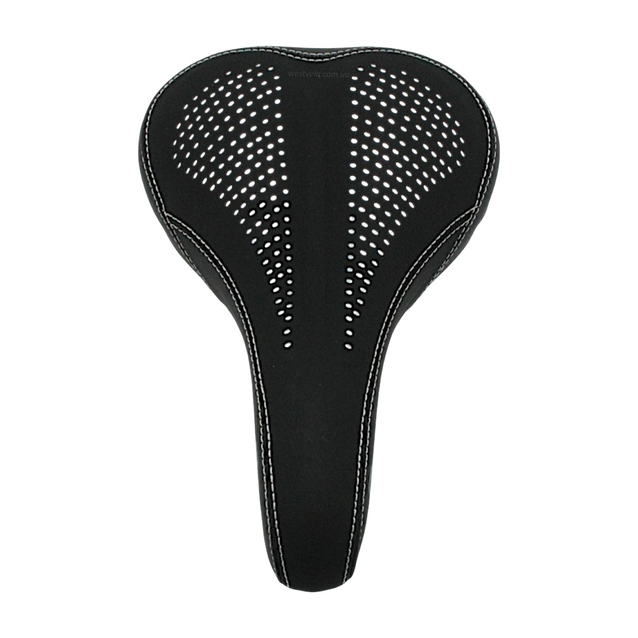 Сідло мтв №5091 GRAND STAR, чорне з блиском фото westvelo.com