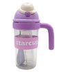 Фляга 650 ml Starcup харч.пластик (ремінець, трубочка, інфузер) мікс кольорів фото westvelo.com