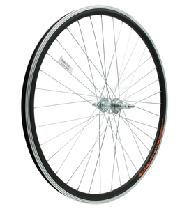 Колесо 28-29 зад, обід 2-ний чорний, втулка ST. на віночках, диск різьба (Guan Jin)