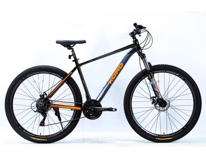Велосипед 29 AL Corso «KORD» KD-29765 алюміній 19", (к-т SHIMANO) графітово-помаранчевий