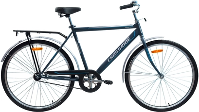Міський велосипед 28 ST Crossride «COMFORT M» сталь, сірий