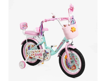 Дитячий велосипед 16 ST Corso «EMILY» ML-43369 бірюзово-рожевий
