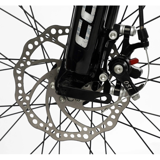 Велосипед 26 ST Corso «REND» RD-16800 сталь 15", (к-т SHIMANO) чорно-сірий фото westvelo.com