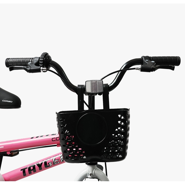 Дитячий велосипед 20 AL Corso «TAYGER»  TG-20574 алюмінієва рама, дискові гальма, рожевий фото westvelo.com