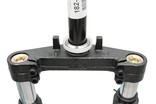 Вилка 10 аморт. різьб. Ø28.6mm. 25.4mm. під дискові гальма з отвором для фіксації керма, для електромопеда, L-335mm р.з L-45mm. MATRIX фото westvelo.com