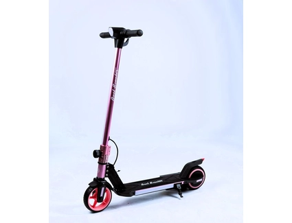 Електросамокат підлітковий Best Scooter JN-53624 двигун 150W, акумулятор літієвий 21.6V 2.5Ah, рожевий, колеса 6,5"