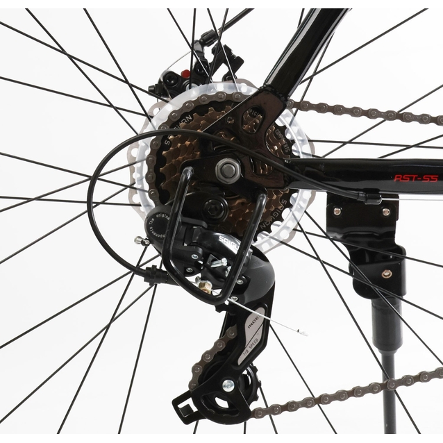 Велосипед 29 ST Corso «STELLAR» TL-29314 сталь 21", (к-т Saiguan) чорно-червоний фото westvelo.com