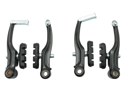 Гальма V-brake (перед + зад) LOGAN LB-935 алюміній, чорні