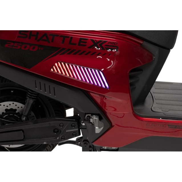 Електроскутер Corso «SHATTLEX» HT-394011, двигун 2500W, акумулятор 72V 40Ah літій-залізо-фосфатний, червоний, колеса 12" фото westvelo.com