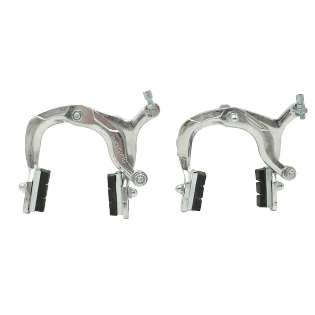 Комплект гальм шосейних "Турист" алюміній (перед+зад, ручки, троси) фото westvelo.com