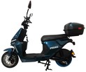 Електроскутер Corso «PRIME» PM-96300, двигун 1000W, акумулятор 60V/20Ah свинцево-кислотний, синій + 1 ящик. акум, колеса 10" фото westvelo.com