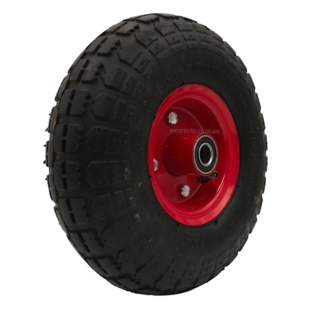 Колесо тачки "4" 4.10/3.50-4 під вісь Ø16 фото westvelo.com