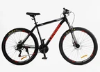 Велосипед 29 ST Corso «LEADER» LD-62300 сталь 21", (к-т SHIMANO) чорно-червоний фото westvelo.com