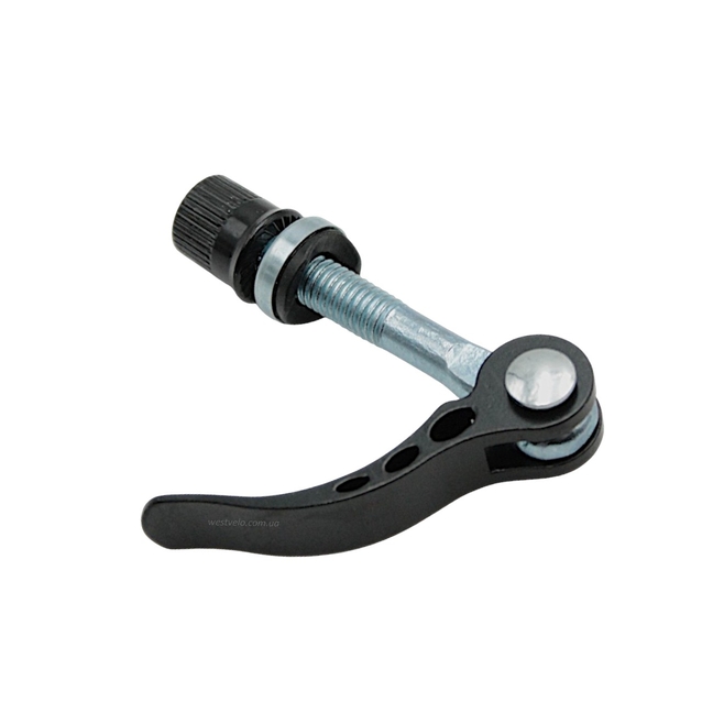 Ексцентрик труби сідла алюміній посилений, чорний L-50мм. Ø7.35 М8 фото westvelo.com