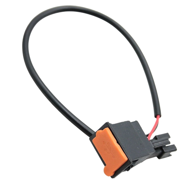 Порт (роз'єм) USB для електроскутера, квадратний штекер (2 pin) фото westvelo.com