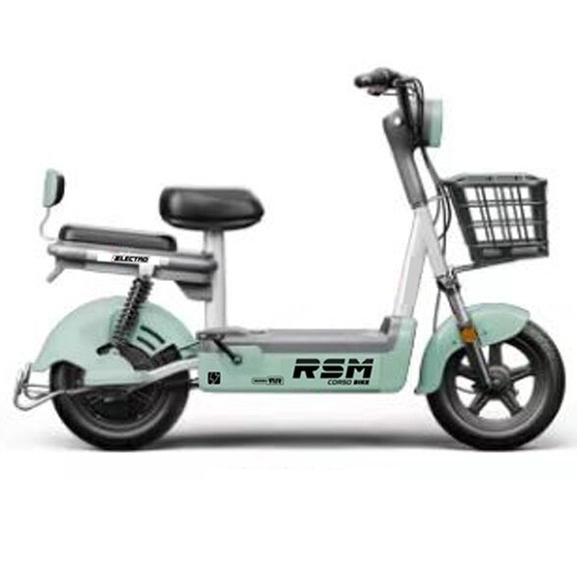 Електроскутер Corso «RSM» RS-60093, двигун 500W, акумулятор 48V/20Ah бірюзовий, колеса 14" фото westvelo.com