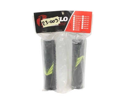 Гріпси VELO (VLG-851) з замком, L-130мм, шов-нитка, чорно-салатові (Taiwan)