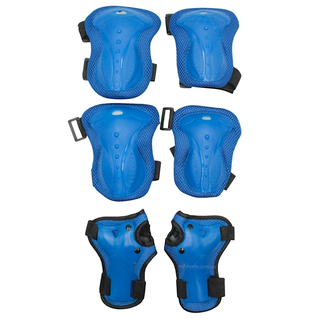 Комплект дитячого захисту, у сітці 530, темно-синій фото westvelo.com