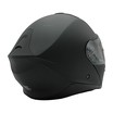 Мото шолом, трансформер (L) DAVID D809 чорний матовий з відкидними окулярами (ABS) фото westvelo.com