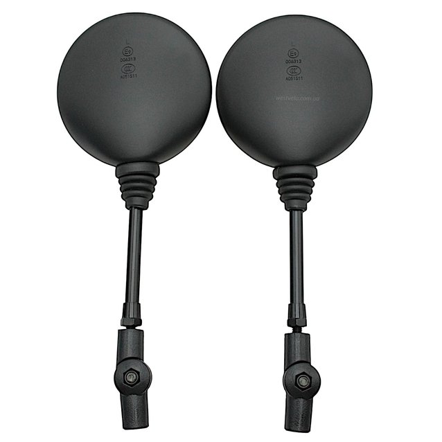 Дзеркало заднього виду Круглі LIPAI (Yamaha) (M8 R+L) складна ніжка фото westvelo.com