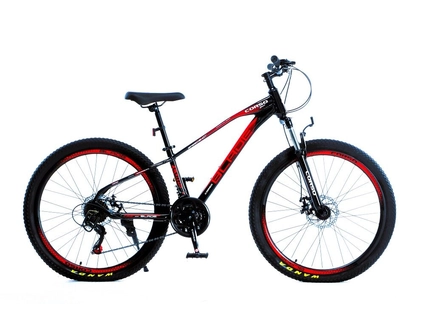 Велосипед 26 AL Corso «BLADE» BL-26777 алюміній 13", (к-т SHIMANO) чорно-червоний