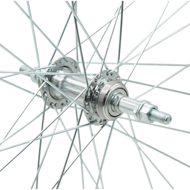 Колесо 28-29 зад, обід 2-ний чорний, втулка ST. на віночках, диск різьба (без назви) фото westvelo.com