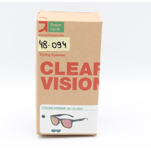 Окуляри вело  Green Cycle GC-GL.5303  зі 1-ю поляризованою  REVO лінзою + футляр чохол, чорні фото westvelo.com