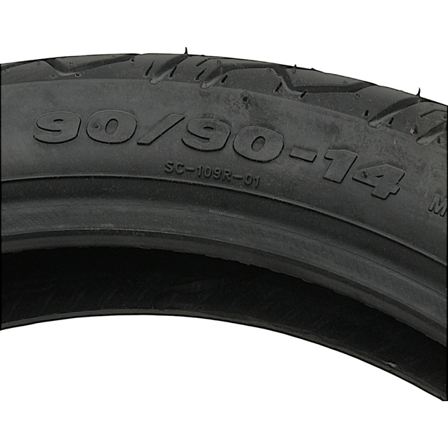 Покришка "14" 90/90-14 Б/К DELI TIRE Індонезія (SC-109R) дорожня TL фото westvelo.com