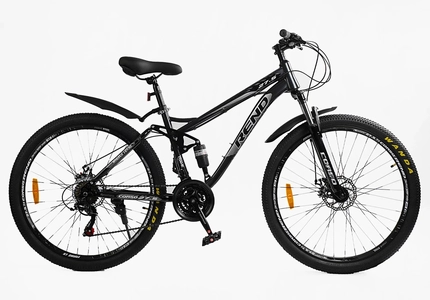 Велосипед 27.5 ST Corso «REND» RD-75590 сталь 15", (к-т SHIMANO) чорний