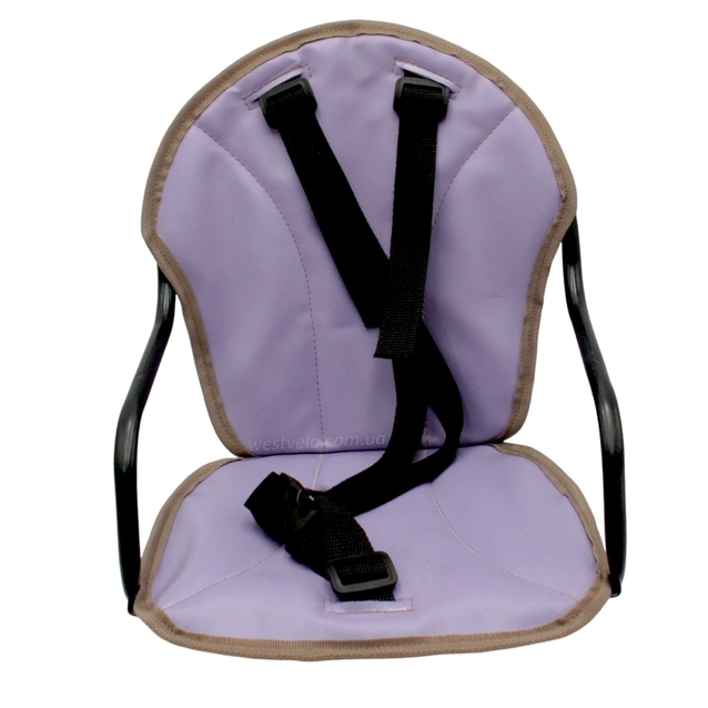 Крісло дитяче метал. на чоловічу раму, лілове, світло-фіолетове фото westvelo.com