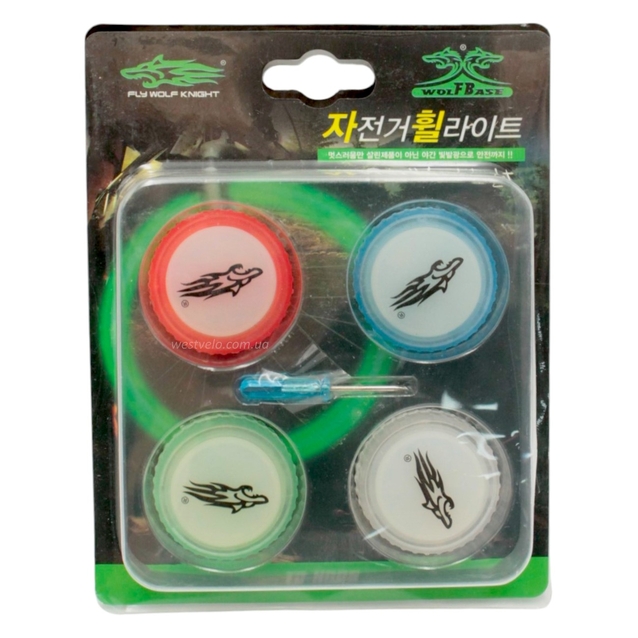 Мигалка на спиці WOLFBASE (TQ-H005) фото westvelo.com