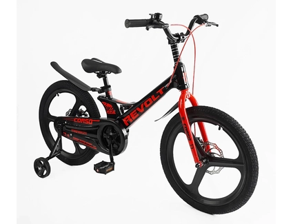 Дитячий велосипед 20 MG Corso «REVOLT» MG-20507 магнієва рама, чорно-червоний