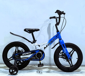 Дитячий велосипед 16 MG Corso «MONTI» MT-16316, магнієва рама, біло-синій