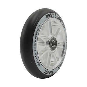 Колесо трюкового самоката "Best Scooter" (604) AL. Ø110мм, поліуретан, сірий