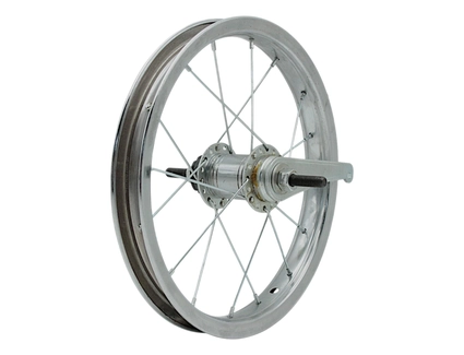 Колесо 14 зад обід нікель, вт. Falcon + к-т