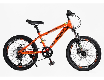 Велосипед 20 ST Corso «SPIRIT» ST-20458 сталь 12", (к-т SHIMANO) помаранчевий