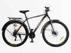 Велосипед 29 ST Corso «FISHER» FS-83260 сталь 21", (к-т SHIMANO) чорно-сіро-червоний фото westvelo.com