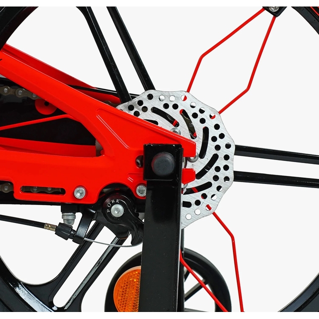 Дитячий велосипед 18 MG Corso «ELITE» ELT-18375, магнієва рама, червоно-чорний фото westvelo.com