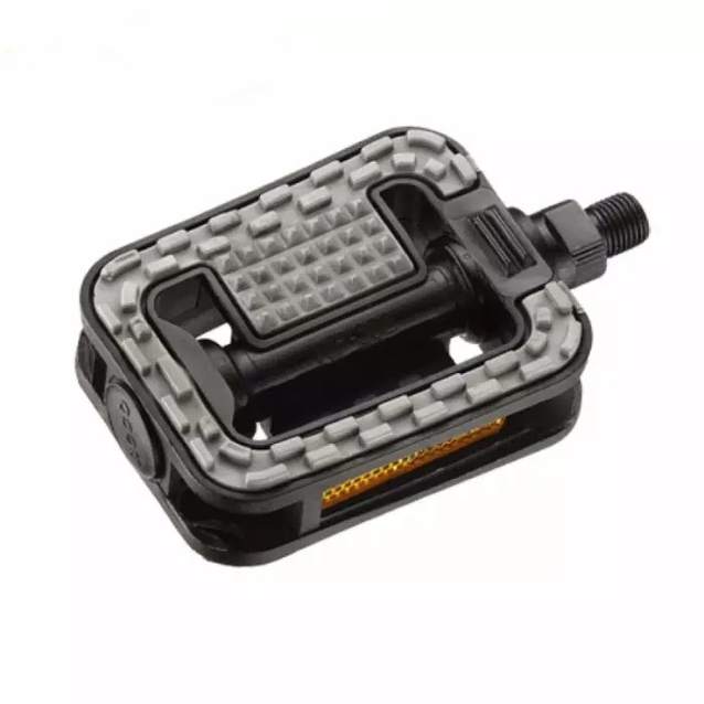 Педалі пластик NECO WP-302 (109Х73), чорно-сірі фото westvelo.com